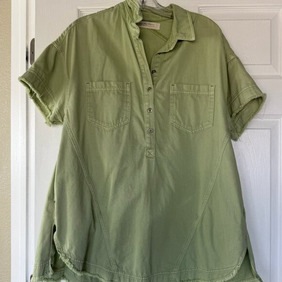 Free People Elliot Debim Tunic Green - Picture 4 of 6